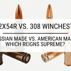 Vergleich von Patronen: russisches Kaliber 7,62x54R gegen amerikanisches .308 Winchester.
